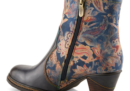 L'ARTISTE NAIMA WOMEN BOOTS  - Blue Multi