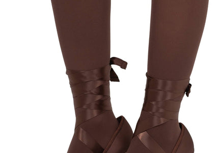 JEFFREY CAMPBELL NYMPHA WOMEN HEELS Brown Satin