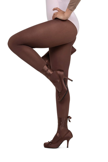 JEFFREY CAMPBELL NYMPHA WOMEN HEELS Brown Satin