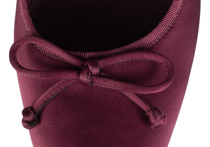 JEFFREY CAMPBELL NYMPHA WOMEN HEELS Wine Satin