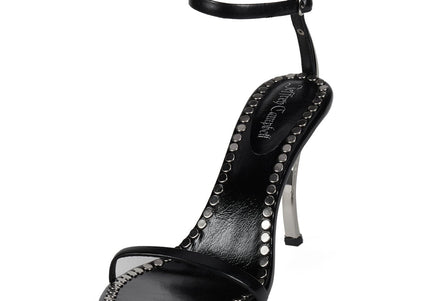 JEFFREY CAMPBELL OBSESS-ST Black Silver