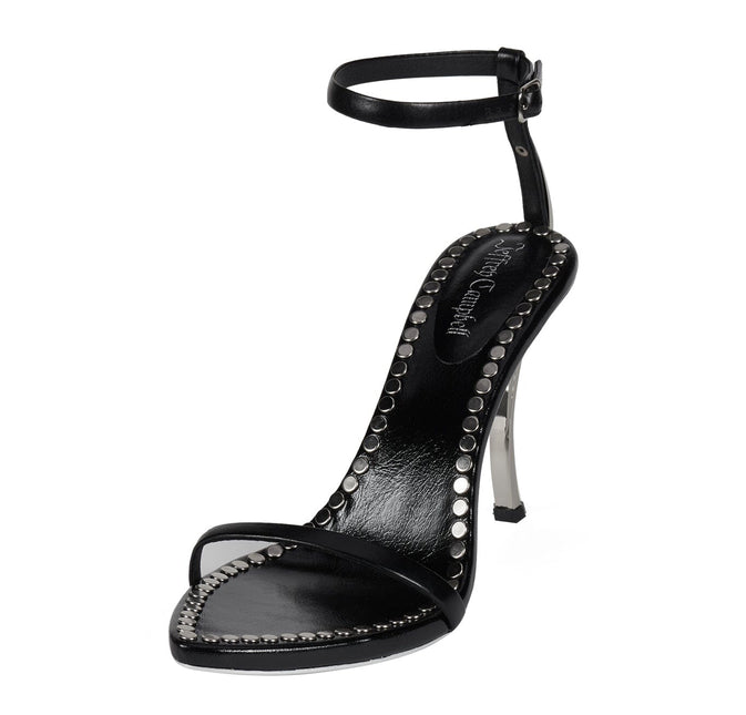 JEFFREY CAMPBELL OBSESS-ST Black Silver