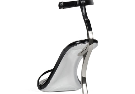 JEFFREY CAMPBELL OBSESS-ST Black Silver