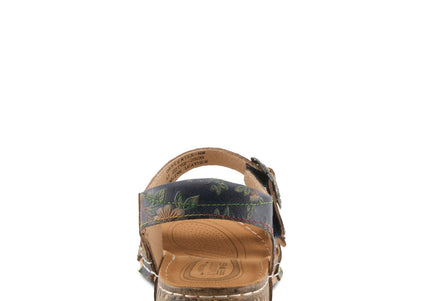 L'ARTISTE OFFCENTER WOMEN SANDALS - Navy Multi