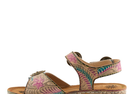 L'ARTISTE OFFTRAK WOMEN SANDALS - Grey Multi