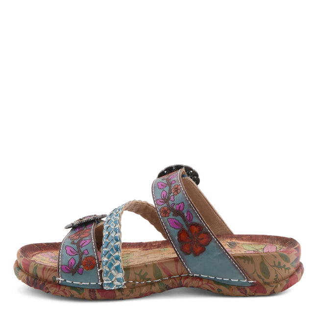 L'ARTISTE ONTHEROAD WOMEN SANDALS - Blue Multi