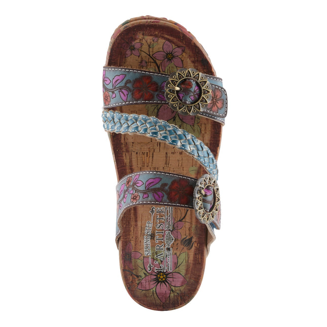 L'ARTISTE ONTHEROAD WOMEN SANDALS - Blue Multi