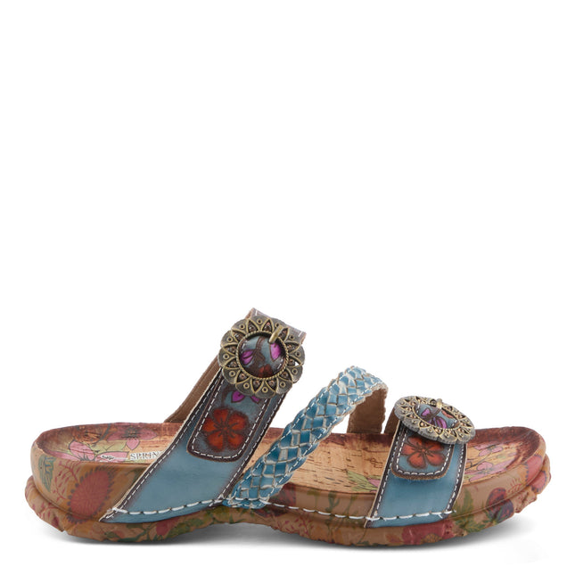 L'ARTISTE ONTHEROAD WOMEN SANDALS - Blue Multi