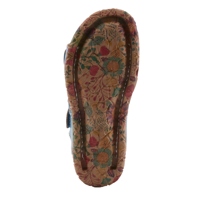 L'ARTISTE ONTHEROAD WOMEN SANDALS - Blue Multi