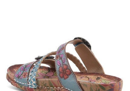 L'ARTISTE ONTHEROAD WOMEN SANDALS - Blue Multi