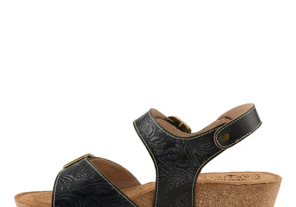 L'ARTISTE OSUNA WOMEN SANDALS - Black Multi