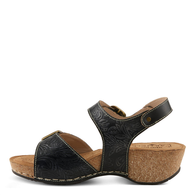 L'ARTISTE OSUNA WOMEN SANDALS - Black Multi