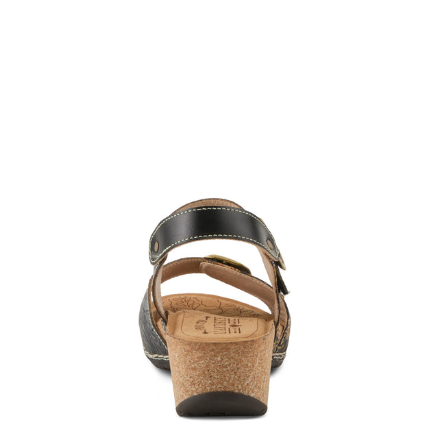 L'ARTISTE OSUNA WOMEN SANDALS - Black Multi