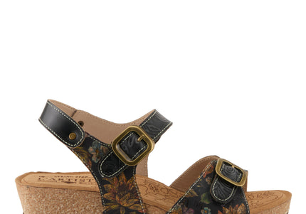 L'ARTISTE OSUNA WOMEN SANDALS - Black Multi
