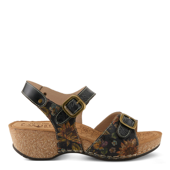 L'ARTISTE OSUNA WOMEN SANDALS - Black Multi