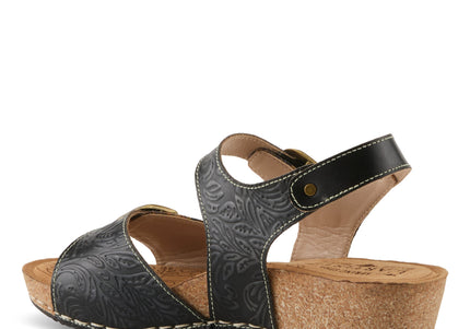 L'ARTISTE OSUNA WOMEN SANDALS - Black Multi