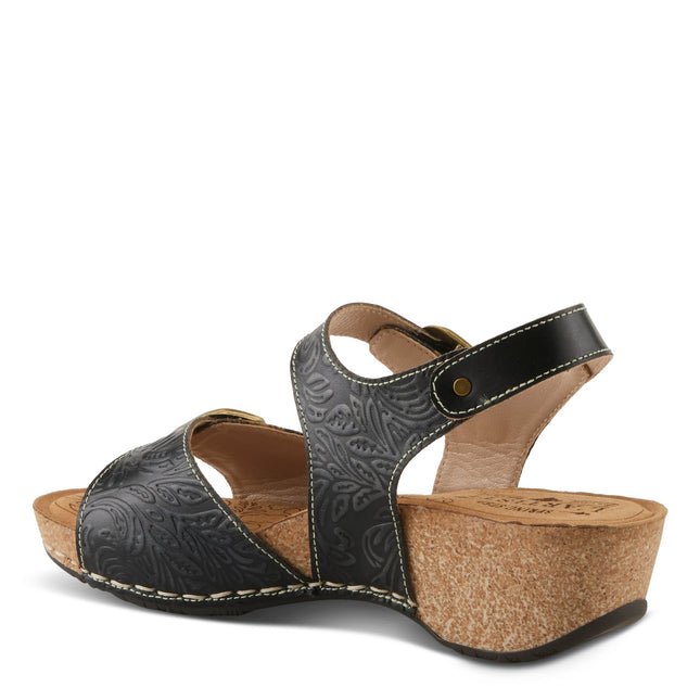 L'ARTISTE OSUNA WOMEN SANDALS - Black Multi