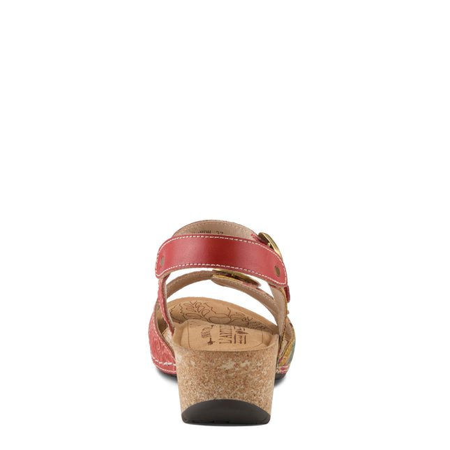 L'ARTISTE OSUNA WOMEN SANDALS - Red Multi