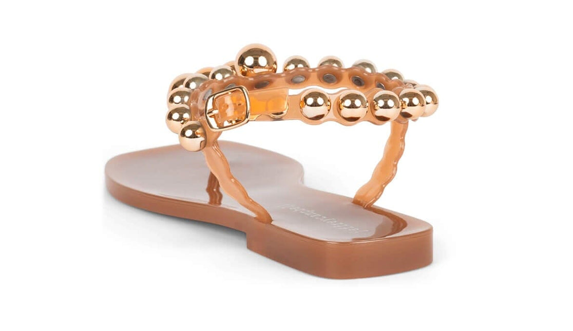 JEFFREY CAMPBELL PLATED WOMEN SANDALS - Caramel Gold