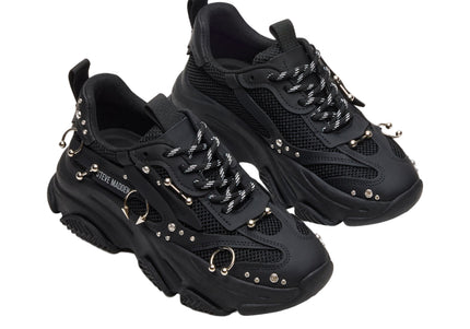 STEVE MADDEN POSSESSION PIERCING WOMEN SNEAKERS - Black