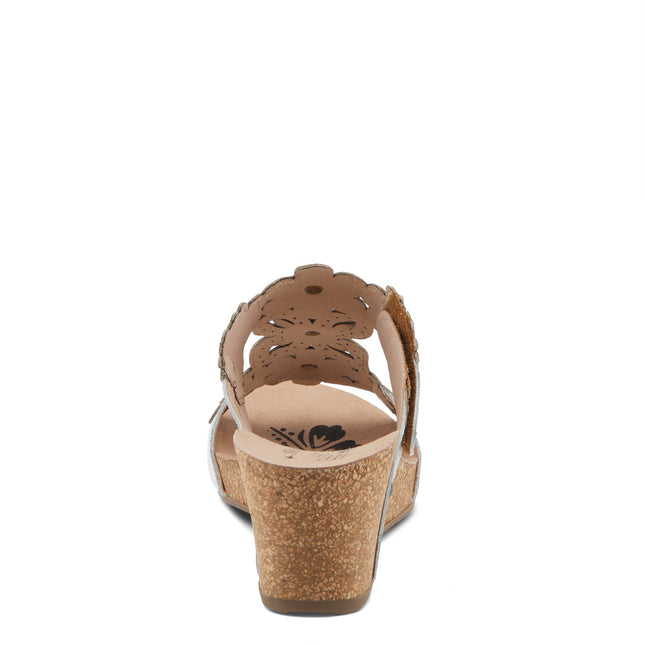 L'ARTISTE PRETTYPETALS WOMEN SANDALS - White Multi