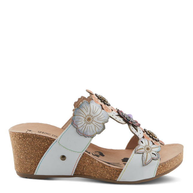 L'ARTISTE PRETTYPETALS WOMEN SANDALS - White Multi