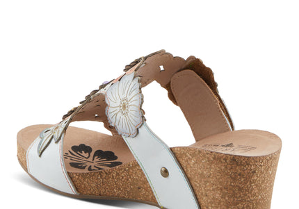 L'ARTISTE PRETTYPETALS WOMEN SANDALS - White Multi