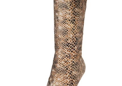 JEFFREY CAMPBELL PROPOSAL-F WOMENS BOOTS - Beige Gold Snake
