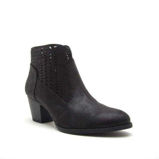 Qupid MORRISON-15 Perforated Bootie