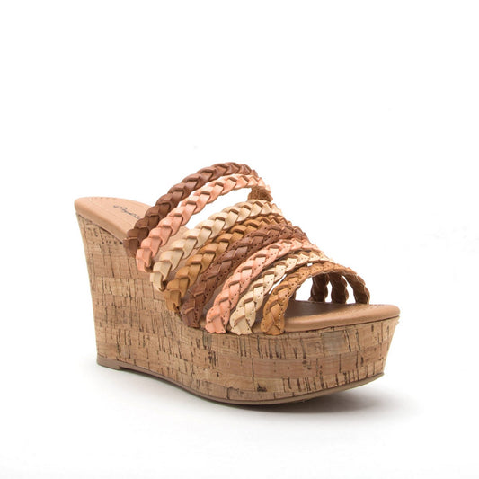 GENERIC ARDOR-118X Strappy Sandal Wedge