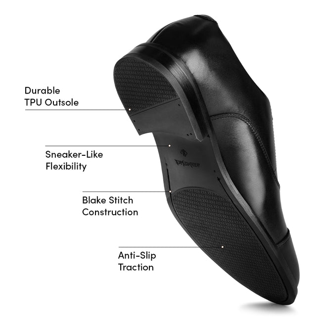 AMBERJACK THE REGENT  MEN SHOES - Obsidian