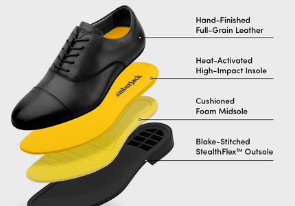 AMBERJACK THE REGENT  MEN SHOES - Obsidian