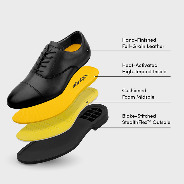 AMBERJACK THE REGENT  MEN SHOES - Obsidian