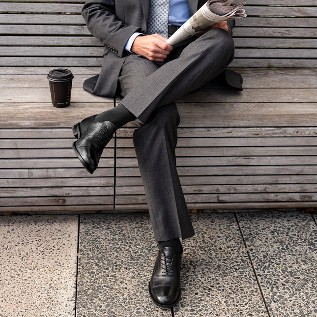 AMBERJACK THE REGENT  MEN SHOES - Obsidian