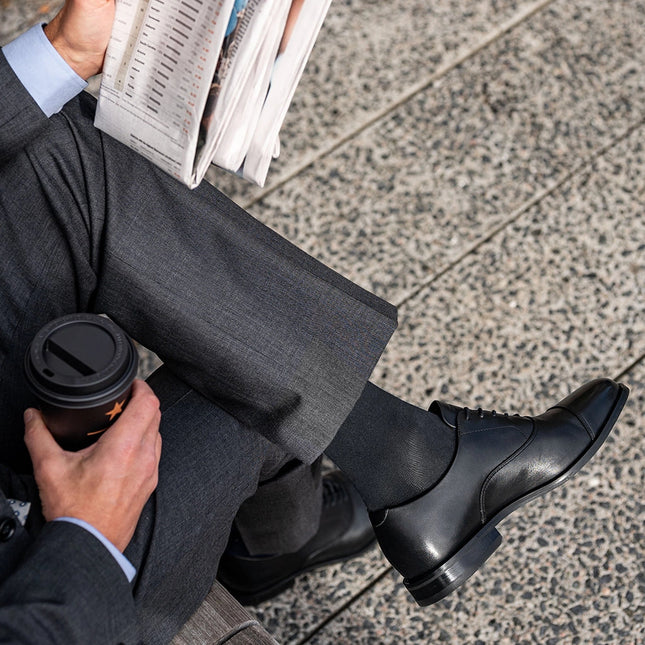 AMBERJACK THE REGENT  MEN SHOES - Obsidian