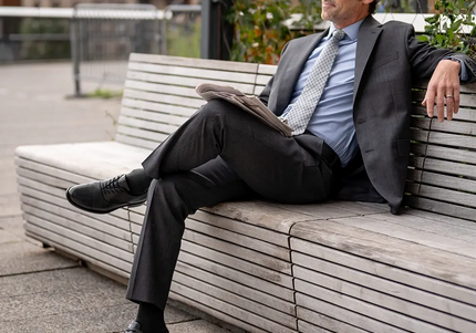 AMBERJACK THE REGENT  MEN SHOES - Obsidian