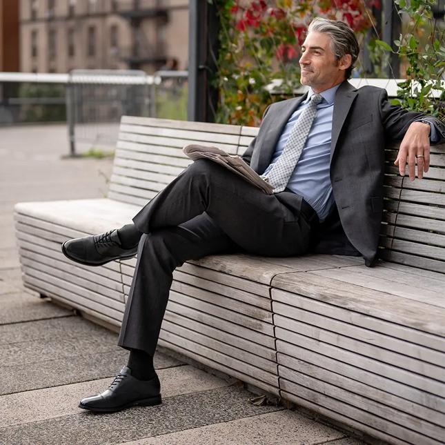 AMBERJACK THE REGENT  MEN SHOES - Obsidian