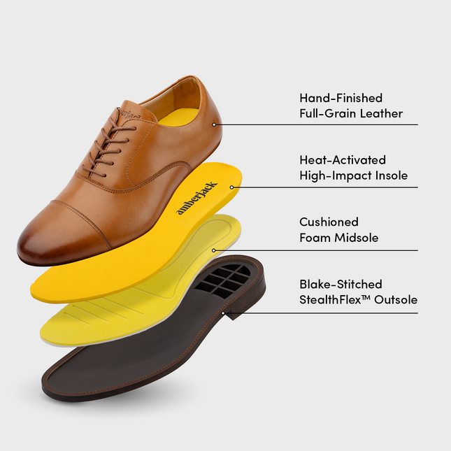 AMBERJACK THE REGENT  MEN SHOES - Honey