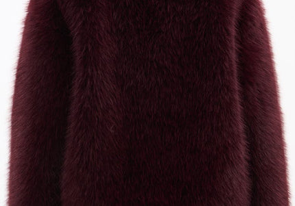 AZALEA WANG REGINA WOMEN COATS - Burgundy
