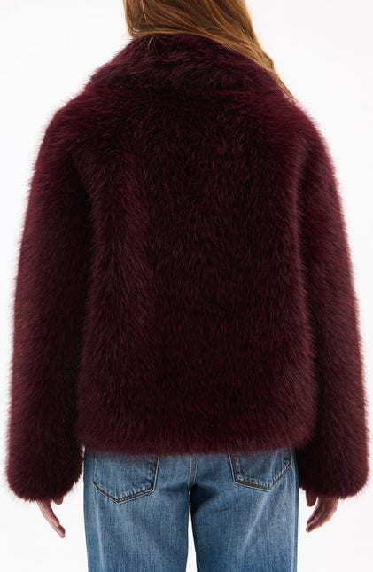 AZALEA WANG REGINA WOMEN COATS - Burgundy