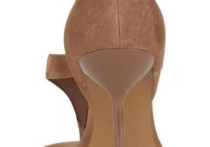 JEFFREY CAMPBELL RHIAN WOMEN HEELS Tan Suede