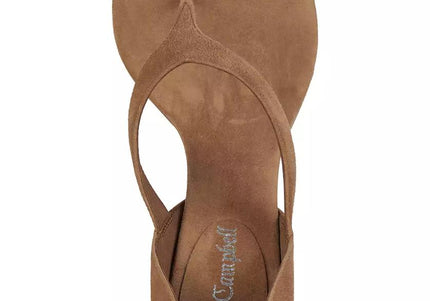 JEFFREY CAMPBELL RHIAN WOMEN HEELS Tan Suede