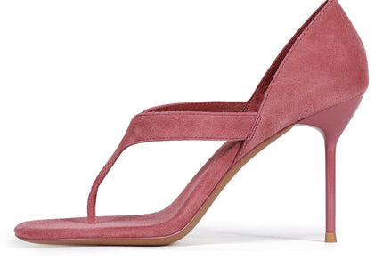 JEFFREY CAMPBELL RHIAN WOMEN HEELS Dusty Rose Suede