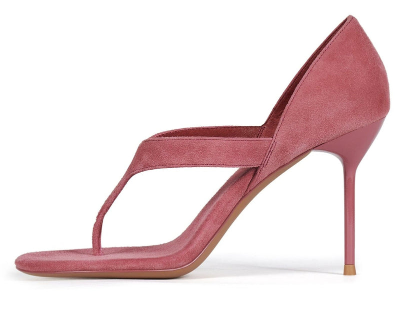 JEFFREY CAMPBELL RHIAN WOMEN HEELS Dusty Rose Suede