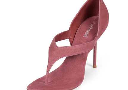 JEFFREY CAMPBELL RHIAN WOMEN HEELS Dusty Rose Suede
