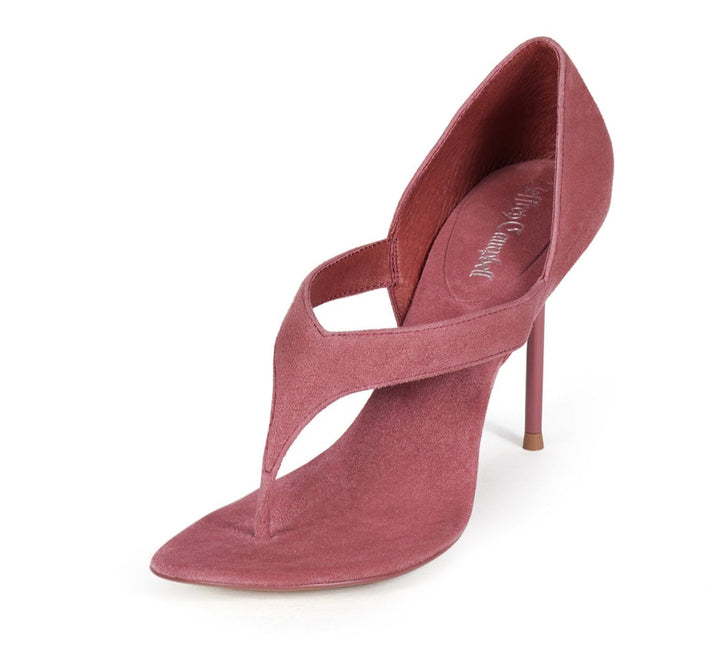 JEFFREY CAMPBELL RHIAN WOMEN HEELS Dusty Rose Suede