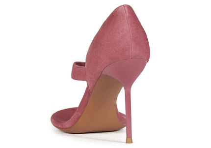 JEFFREY CAMPBELL RHIAN WOMEN HEELS Dusty Rose Suede