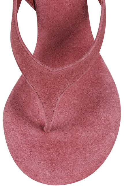JEFFREY CAMPBELL RHIAN WOMEN HEELS Dusty Rose Suede
