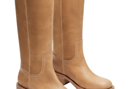 STEVE MADDEN RIGGS WOMEN BOOTS - Banana Leather