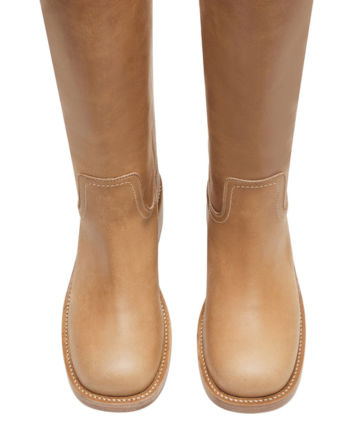 STEVE MADDEN RIGGS WOMEN BOOTS - Banana Leather